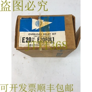 号启动器 E20 原装 类型 过载继电器套件 级 E20F0L1 供应ITE