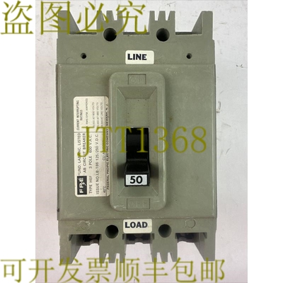 原装供应FPE HEF631050 3 极 50 安 125/250VDC 600VAC 断路器