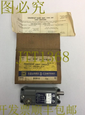 原装供应SQUARE D 9007 AW-42 精密限位开关系列 A 600V AC/DC 1