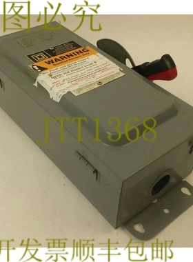 原装供应SQUARE D HU361A SER.F06 隔离开关 3P，30A，600V，类型