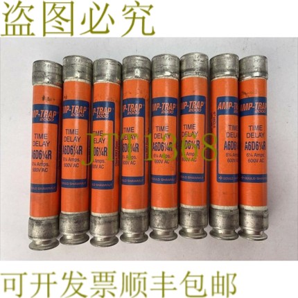 原装供应GOULD SHAWMUT A6D6-1/4 AMP-TRAP 2000 延时保险丝 600V