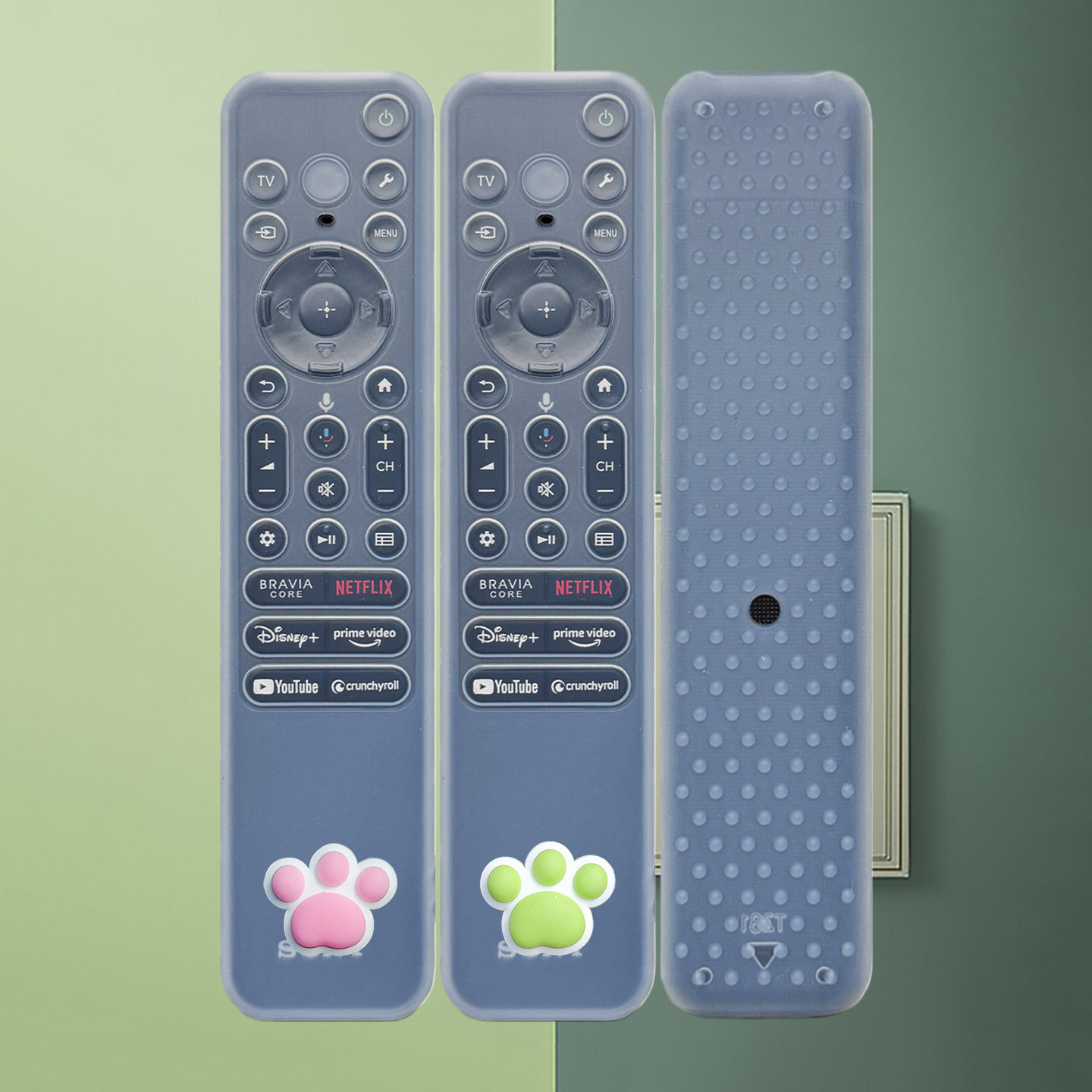 适用索尼电视机语音遥控器硅胶保护套防尘套可爱RMF-TX910U 810P