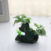 仿真水草大号 新品 饰品 鱼缸装 水族箱造景摆件 仿真沉木水草