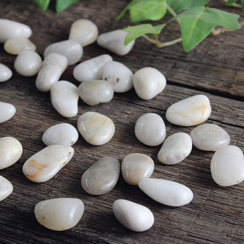 奇艺家居天然精品雨花石鹅软石花盆造景玻璃鱼缸造景装饰鹅卵石