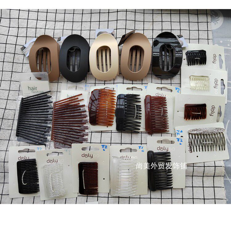 欧美外单发夹鲨鱼抓夹发梳发卡横夹发叉Hair Stick 33免邮现货