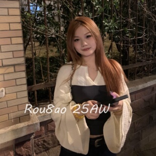 打底衫 复古温柔风长袖 微胖MM遮肉显瘦打底上衣 女装 Rou8ao微胖大码