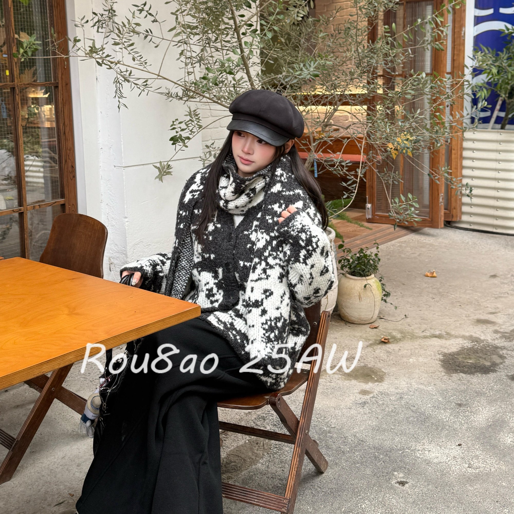 Rou8ao微胖大码女装韩系复古费尔岛毛衣开衫女宽松显瘦针织外套,女装/女士精品,常规大码外套,淘宝优惠券,粉丝福利购,淘宝优惠卷