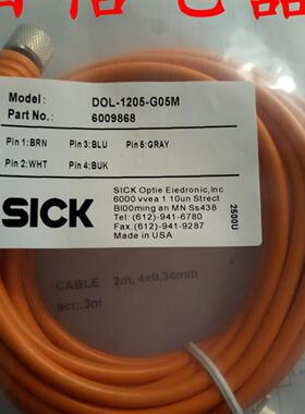 现货 全新施克传感器DOL-0803-G02MC G05MC G10MC 连接线品质保证