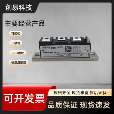 TT104N08KOF/12KOF TT104N14KOF TT104N16KOF全新可控硅模