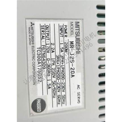 伺服驱动器 MR-J2S-10B/20B/40B/60B/70B/100B/200B/350B询价