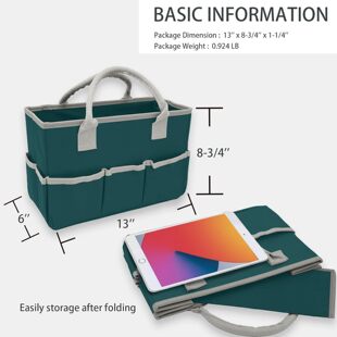 33x15x22cm教师便携袋 妈咪袋 园艺修剪工具袋 老师文具收纳袋