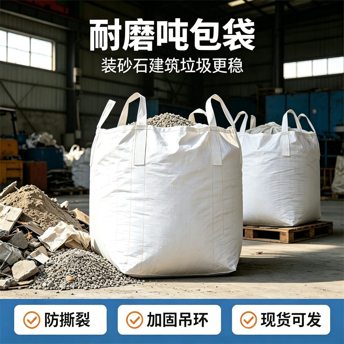 品质吨包袋加厚耐磨尺寸多批发图片