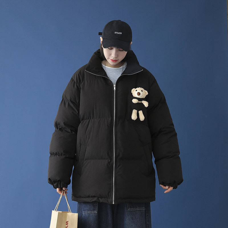 MY2026网红小熊棉衣中性女男面包服冬季棉袄棉服,男装棉衣,星座507