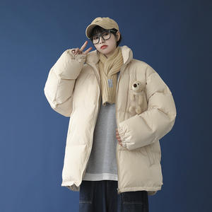 MY2026  冬装新款小熊棉衣中性女男宽松棉衣棉服外套图片