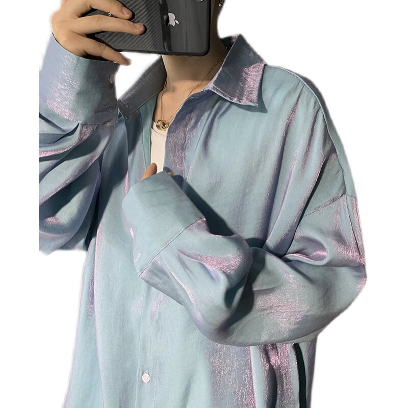 21年春季长袖衬衫男潮牌百搭衬衣CS2001,男装衬衫,星座507