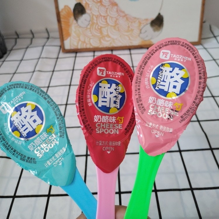淘珍铺子奶酪味勺网红宿舍办公室糖果年货招待小零食休闲布丁果冻