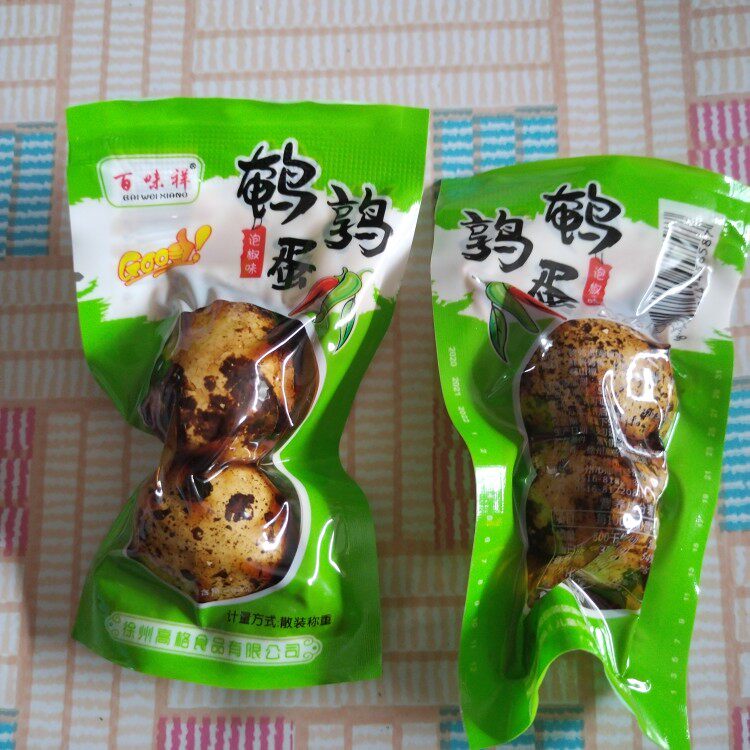 百味祥泡椒鹌鹑蛋五香独立小包宿舍熟食下酒带皮即食茶叶蛋卤休闲