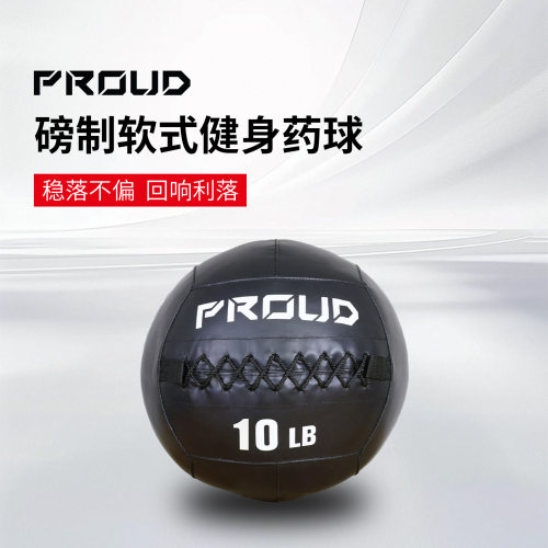 PROUD健身墙球药球实心软重力球壁球平衡训练Walball磅制