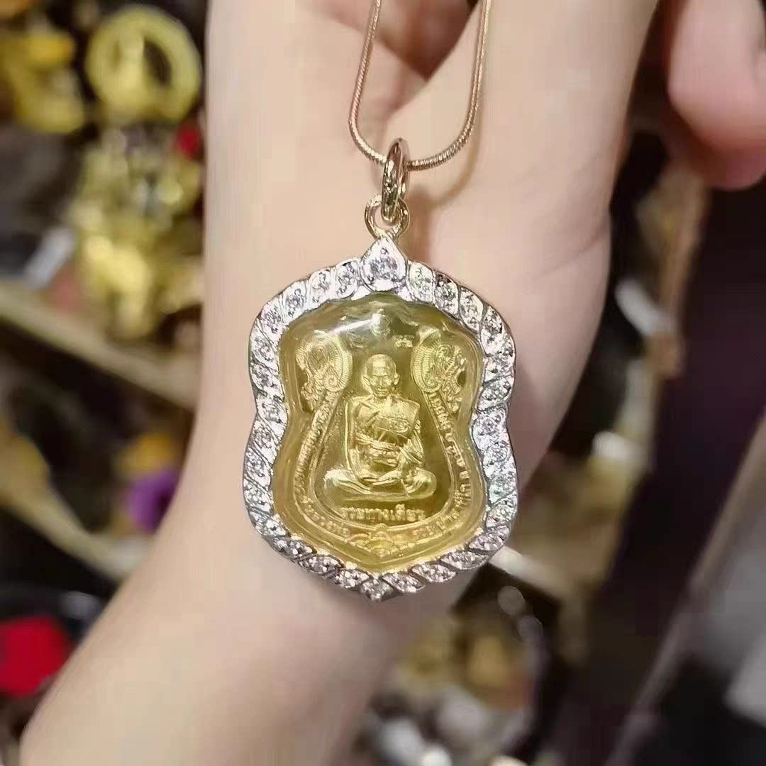 龙婆瑞 佛历2536年招財圣物 泰国佛牌泰国手工吊坠挂件 特色摆件