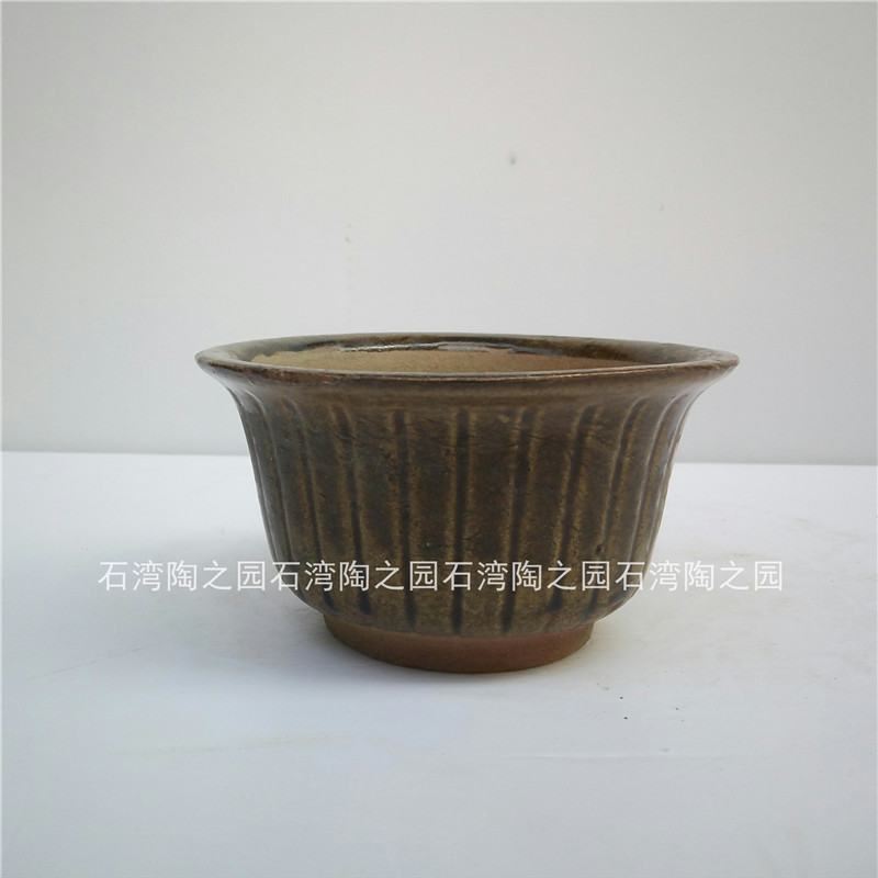 陶瓷公仔庭院阳台花盆家居装饰图片