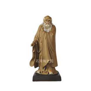 石湾陶瓷公仔家居装饰摆件收藏多款塑像老子朱熹孙武样板戏人物