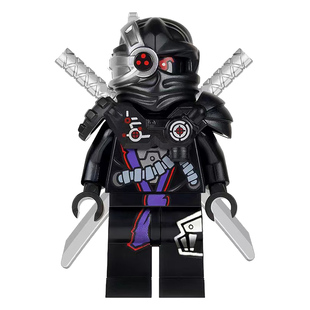 le幻影忍者高反派人仔克普特将军团系列黑暗吴大师套装男孩玩具