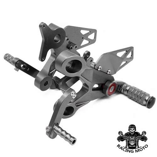 适用春风450NK改装配件竞技后移升高脚踏铝合金可调增高支架总成