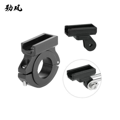 自行车前灯底座适装洛克/黑鸟L3/GoPro接口灯座转换座灯卡扣灯架