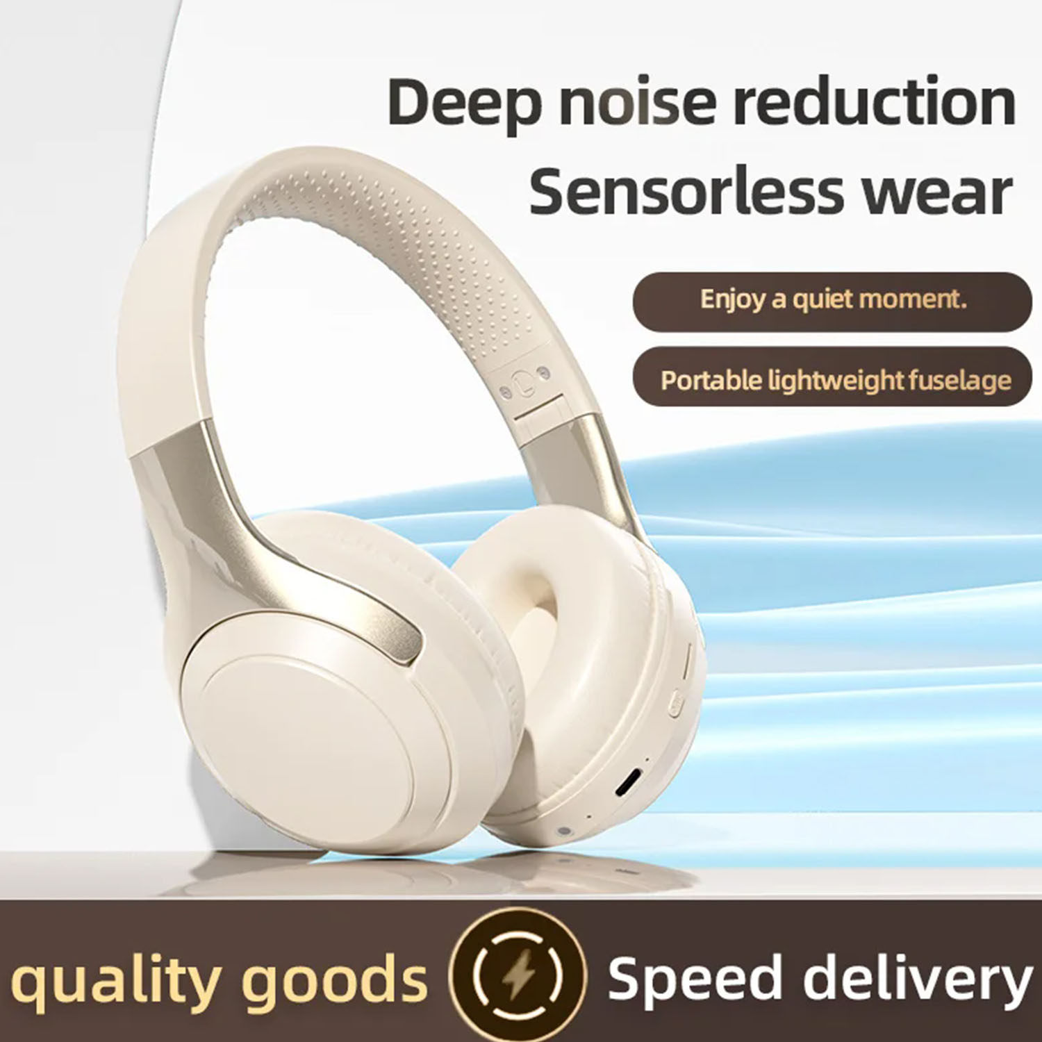 Wireless Headphones HIFI Sound Headset头戴式蓝牙耳机无线耳麦