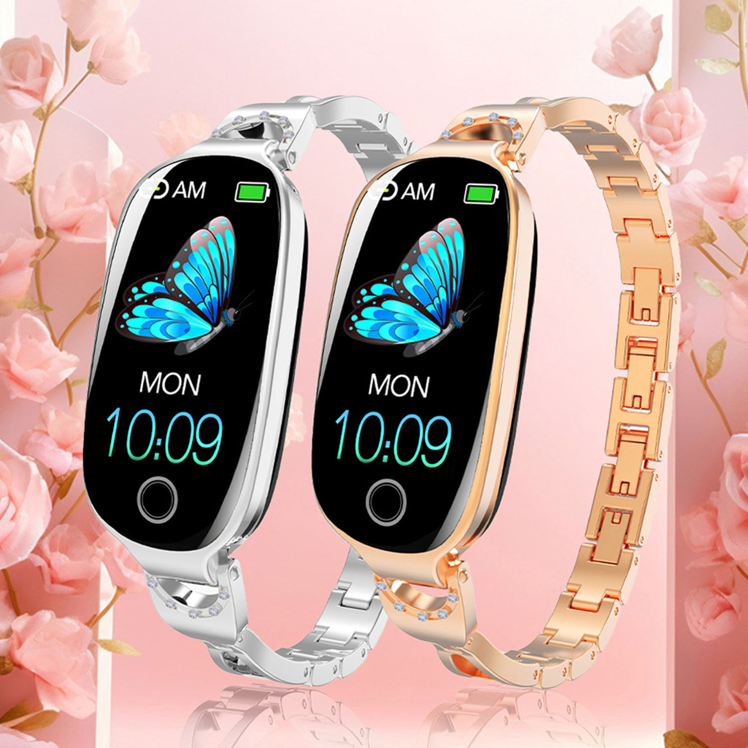 Fashion Smart Watch Women Bluetooth Call智能手表手环女生礼物