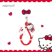 hellokitty正版 防丢 联名扭扭糖网红手机挂绳链夹片挂件高级手腕款