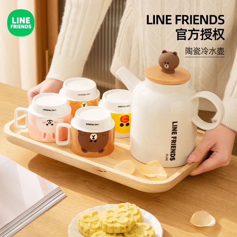 布朗熊陶瓷卡通动漫大众韩式贴花