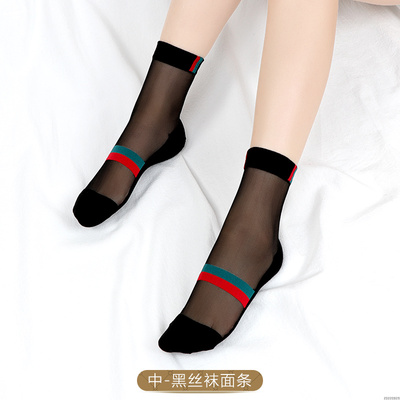 网红41-44大码袜子女水晶丝袜
