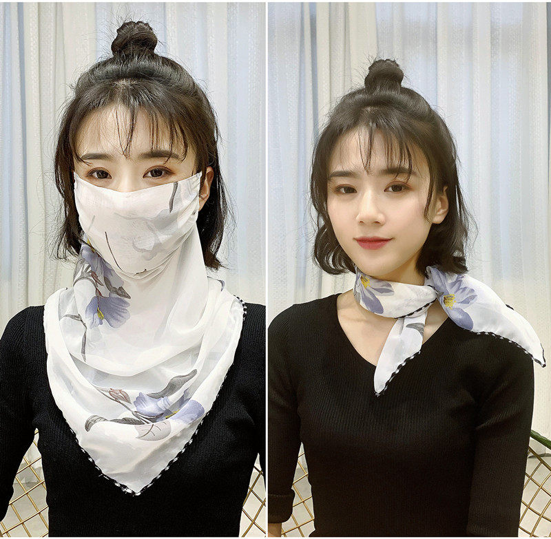 护颈口罩女夏防晒三角丝巾薄款透气面罩围巾一体防紫外线遮脸面纱|msdalam kategori Aksesori/Belt kulit/Hat/Muffler, Muffler/tudung/selendang - dari Buy2taobao.com untuk memberikan perkhidmatan ejen Taobao profesional membeli