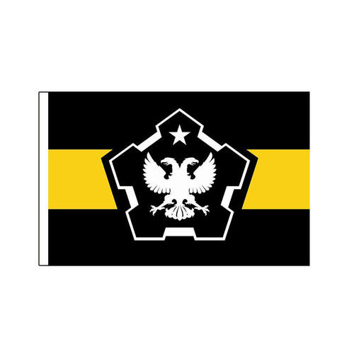 omsk flag 西伯利亚黑色联盟 鄂木斯克 防水防晒  单杆桌旗