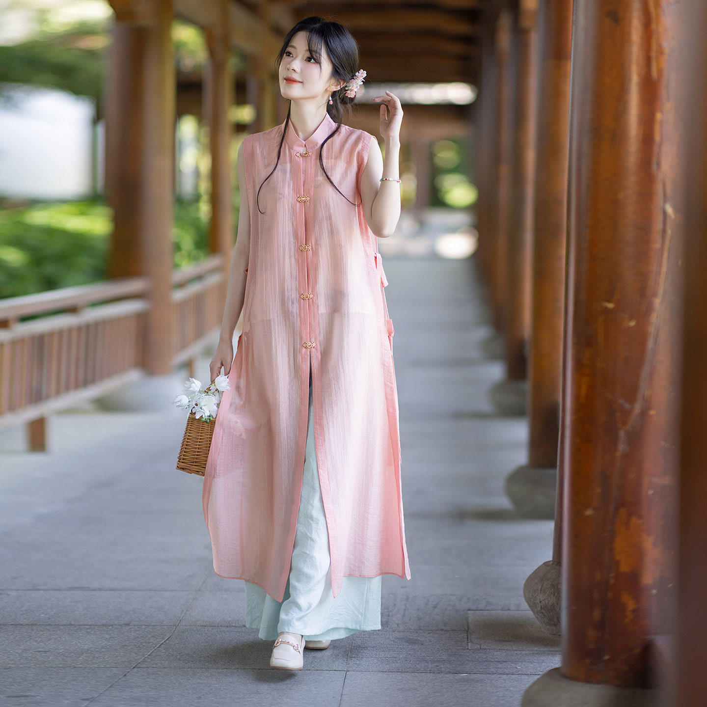 复古风改良汉服女夏季薄款图片