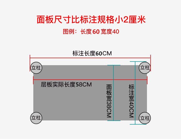 定做不锈钢一层置物架单层架微波炉架烤箱架菜架厨房架隔层架1层