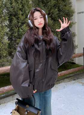 【主推爆款】两个色巴恩风90皮羽绒外套D9996 P295 K425