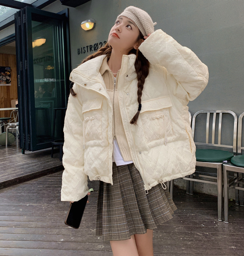 新品已做货重工结压褶绳绣短款服外套262-D939P175K258,女装棉衣/棉服,沁古纱衣