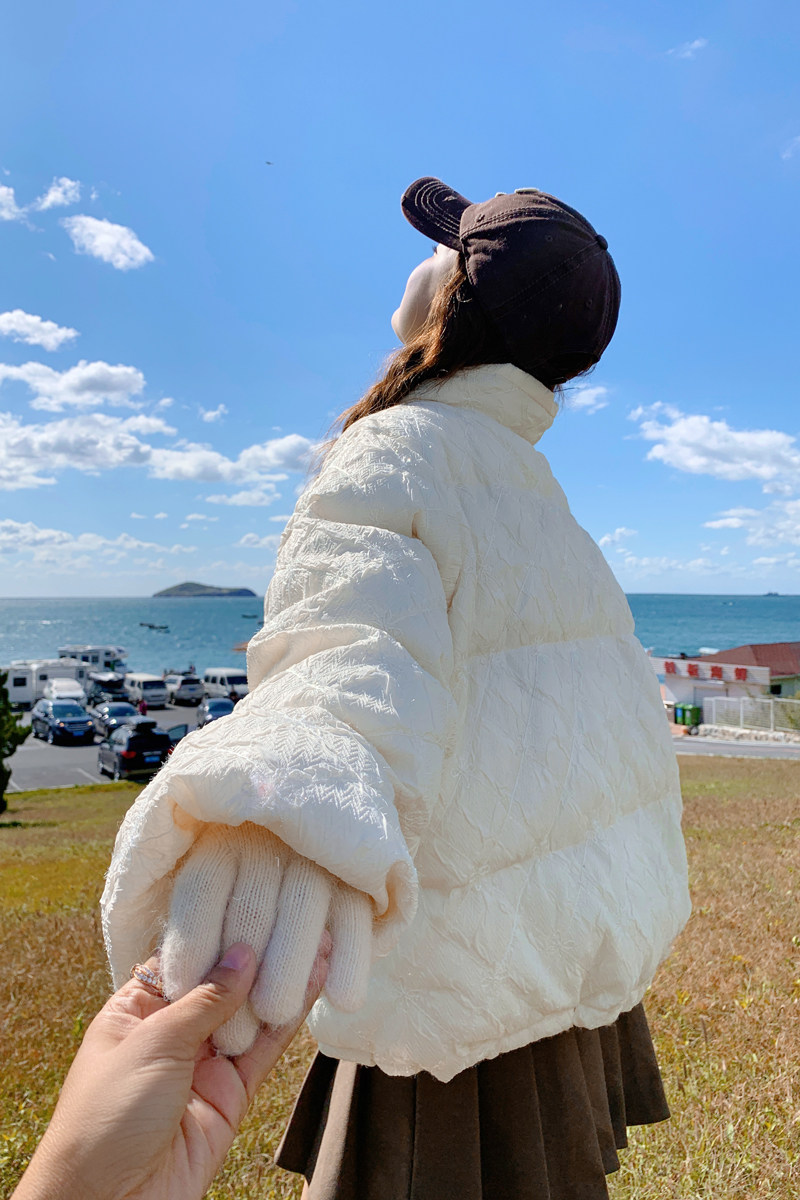大货已出主推重工结压褶绳绣短款服外套262-D939P175K2,女装棉衣/棉服,沁古纱衣