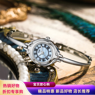 小眾手鏈表小巧復古手鐲女士簡約高顏值細帶石英手表ins爆款 熱賣