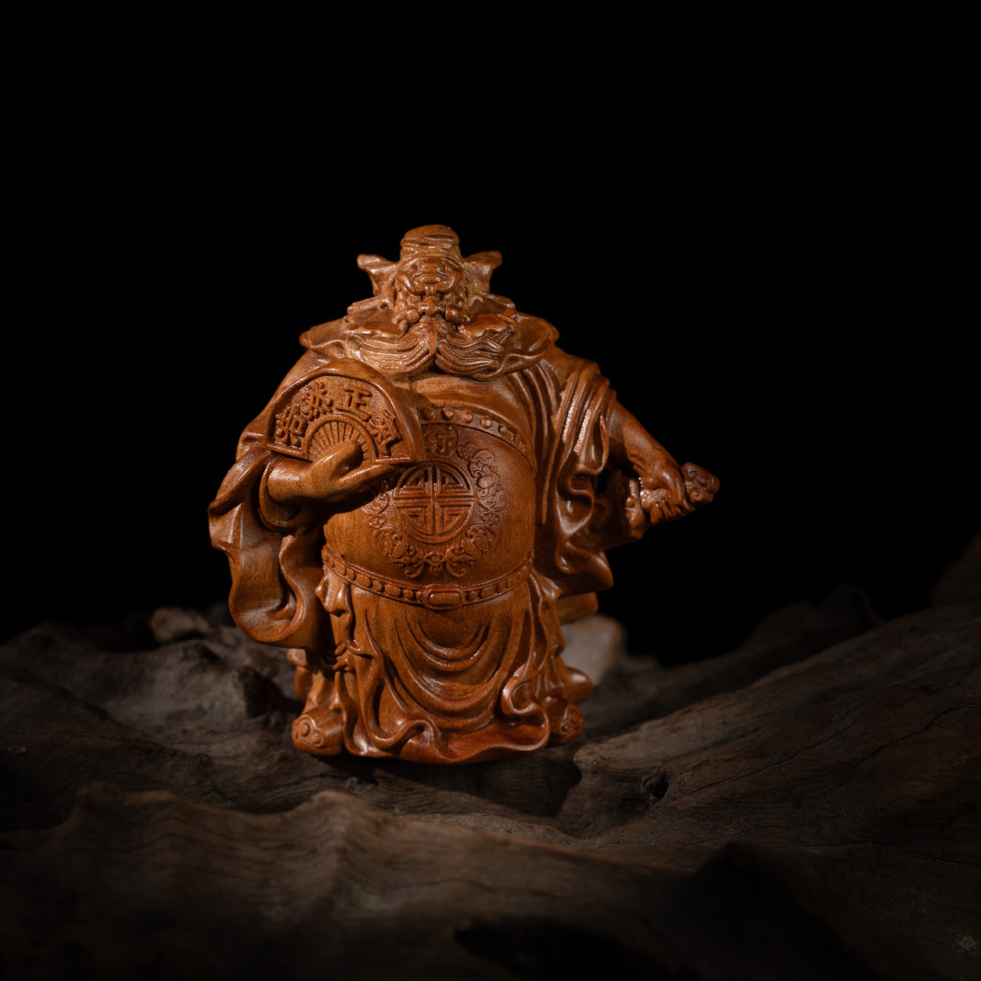 雷击木枣木钟馗摆件手把件8厘米精雕镂空细节精致不起毛刺木质,家居饰品,国学摆件,淘宝优惠券,粉丝福利购,淘宝优惠卷