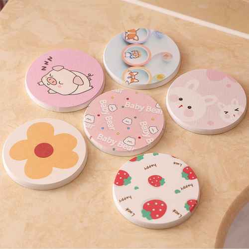 圆形硅藻土隔热杯垫子