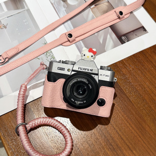 富士XT30三代保护套二代XS20XT50X100vi相机包配件粉色XM5XE5xt5