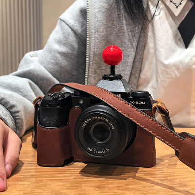 富士XS20保护套xt50皮套xt5相机包适用说底座xt30三代二代壳真皮
