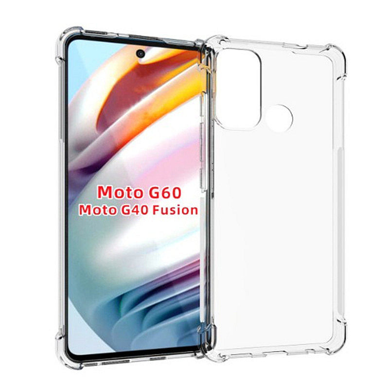 适用于MOTO G60手机壳G40 Fusion手机套纯色软硅胶男潮外保护壳套