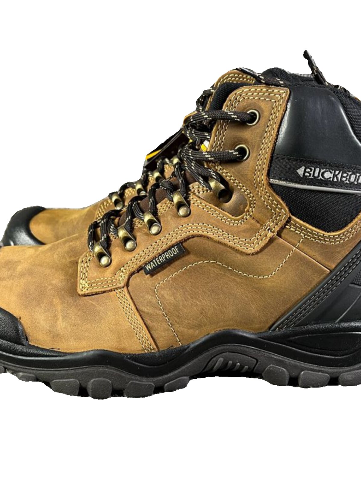 FOREIGN TRADE UNIQUE FIRST LAYER COWHIDE IRON STEEL TOE ANTI-SMASHING ANTI-PUNCTURE SOLID THICK SOLE ANTI-SLIP WEAR-RESISTANT WATERPROOF WORK LABOR PROTECTION SHOES