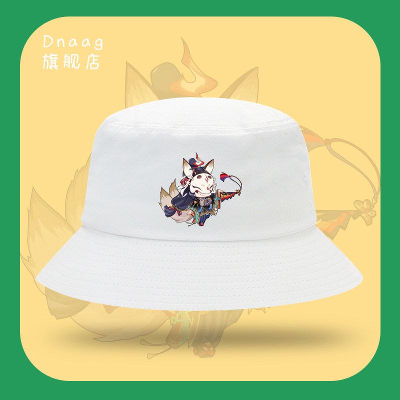 阴阳师安倍晴明游戏周边运动时尚防晒太阳帽神乐源博雅百搭渔夫帽
