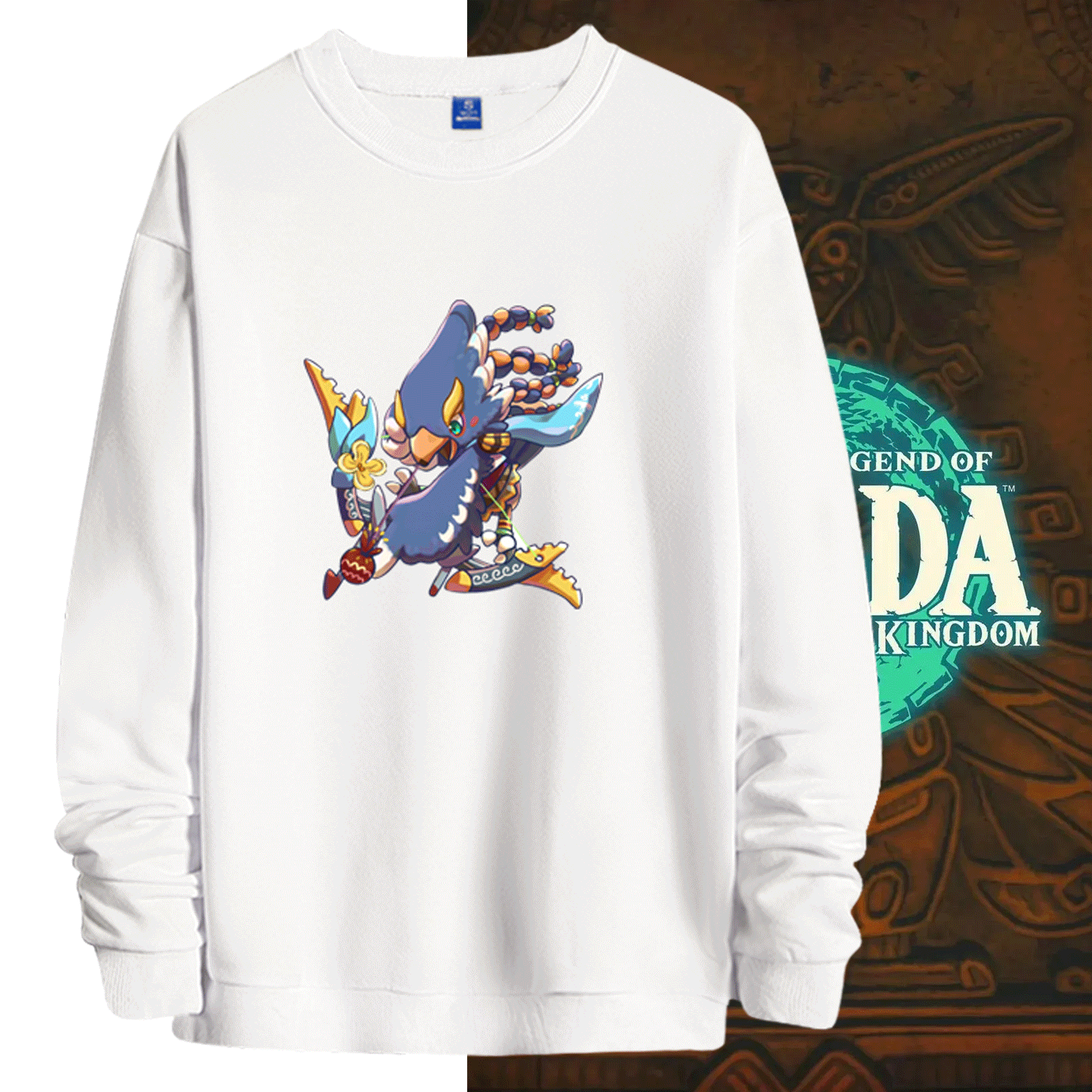 个性男女休闲潮宽松圆领卫衣