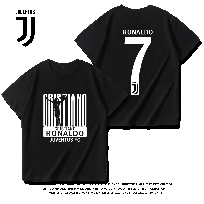 Serie A Champion Juventus Football pure cotton Short sleeved T-shirt Large Easy train half sleeve t-shirtsin the Men's clothing, T-shirt  category - from Buy2taobao.com to provide professional Taobao agent buy service
